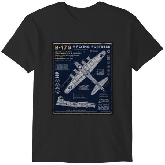 Discover B-17 Flying Fortress T-Shirts