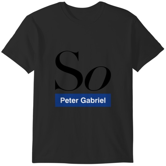 Discover PETER GABRIEL T-Shirts