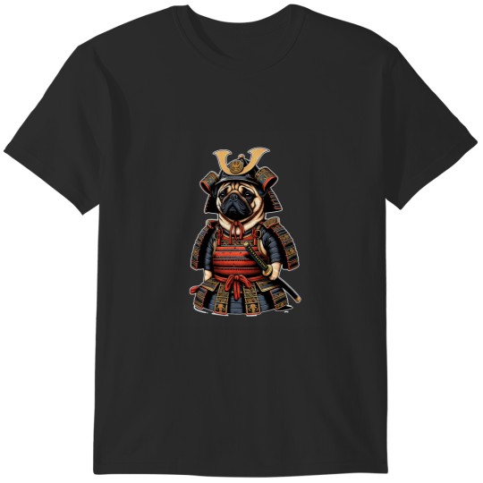 Discover Pug Japanese Samurai Puppy Dog Ninja Lover Martial Art T-Shirts