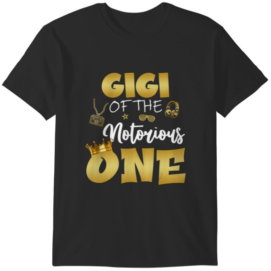 Discover gigi of the notorious one hip hop themed 1st birthday boy T-Shirts