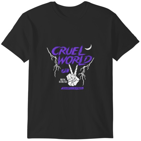 Discover Cruel World 2023 T-Shirts