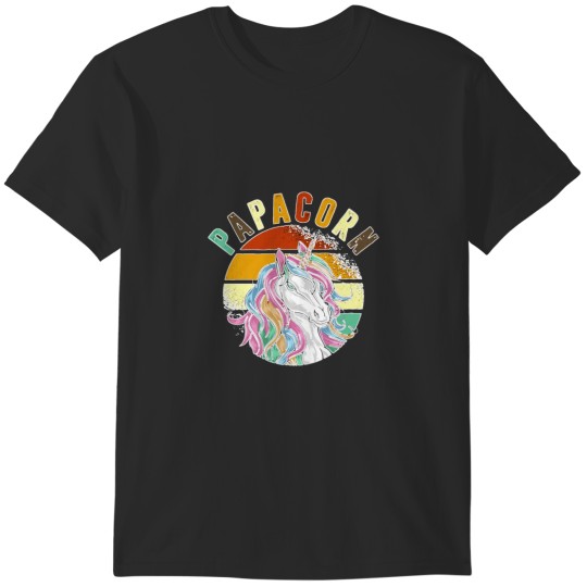 Discover Papacorn T-Shirt - Vintage Tshirt T-Shirts