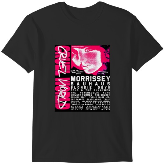 Discover Cruel World Festival 2022 LineUp T-Shirts