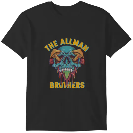 Discover The Brothers Allman Skuls And Mushroom Brothers T-Shirts