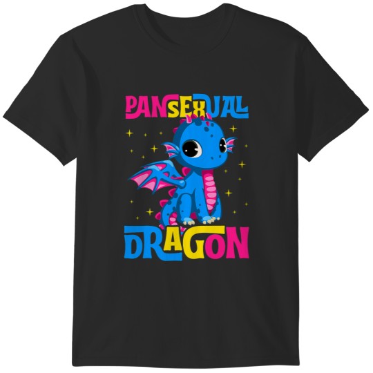 Discover Pansexual Dragon Cute Trendy Majestic LGBTQ Pan Pride Art T-Shirts