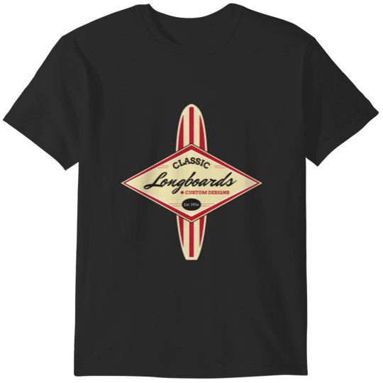 Discover Longboards Custom Surfboards T-Shirts