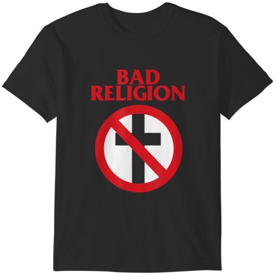 Discover Bad Religions crossbuster punk logo t  merch T-Shirts