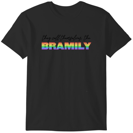Discover F:\printerval\88. brandi carlile\Bramily Rainbow Pride.png T-Shirts