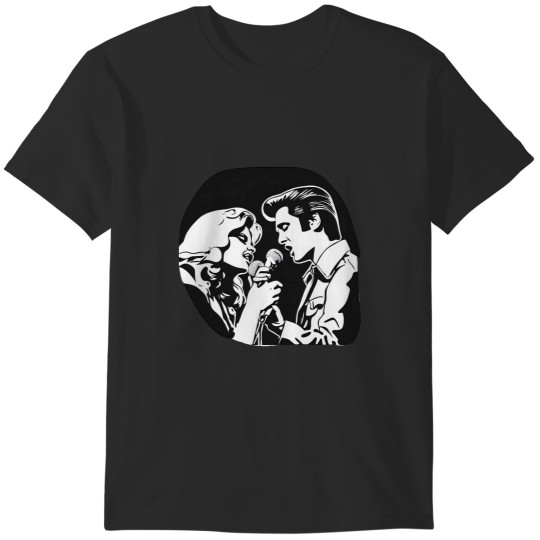 Discover Elvis and Priscilla Singing Together T-Shirts