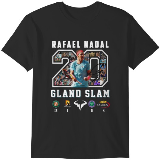 Discover Rafael-Nadal-Gland-Slam T-Shirts