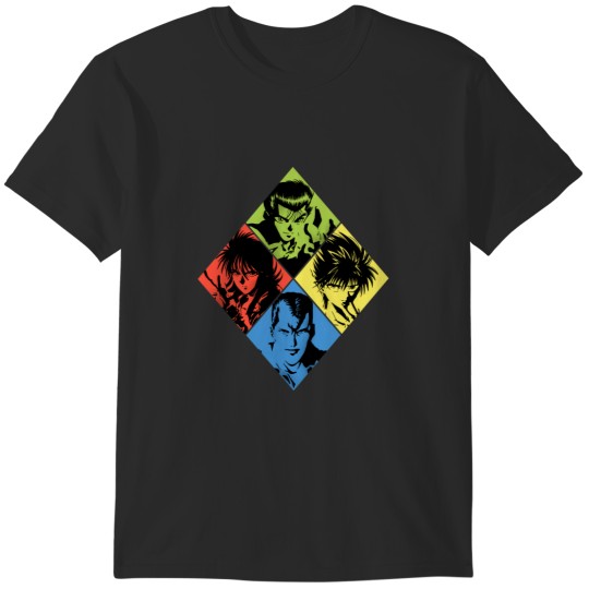 Discover yusuke, youko, kuwabara, hiei color design T-Shirts