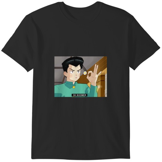 Discover YYH Yusuke Urameshi says OK boomer T-Shirts