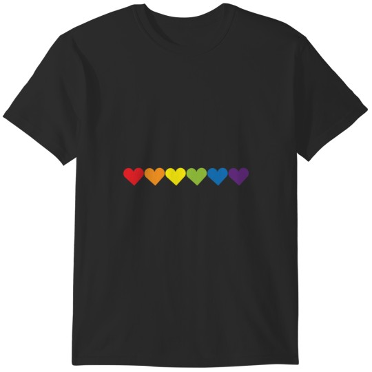 Discover Pride Hearts T-Shirts
