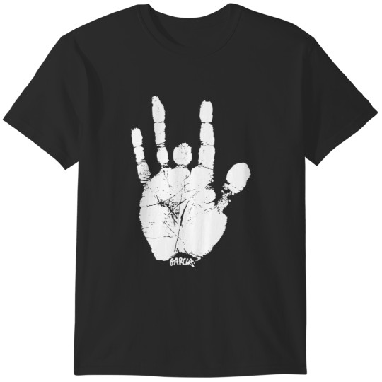 Discover Logo hand Jerry Garcia T-Shirts