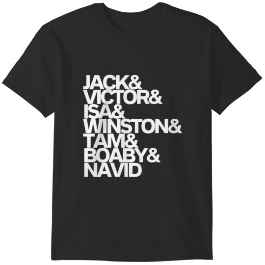 Discover Still Game Character Names - Black T-Shirts