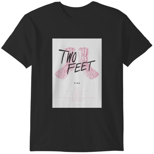 Discover Two Feet — Album Pink Photographic Print T-Shirts
