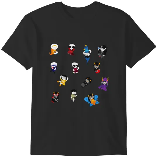 Discover Homestuck Act 7 Crew Chibis T-Shirts