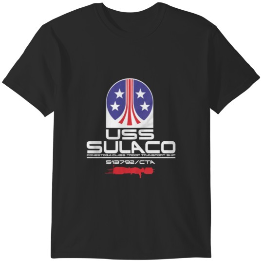 Discover Aliens Movie Colonial Marines-USS-Sulaco T-Shirts