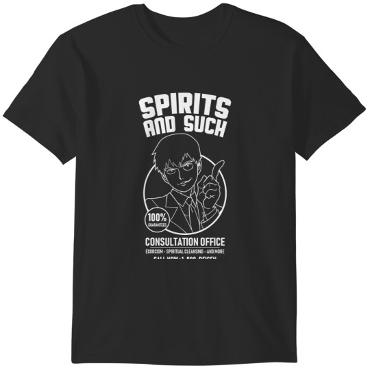 Discover Mob Psycho 100 Reigen, Spirits and Such (Alt. Color) T-Shirts