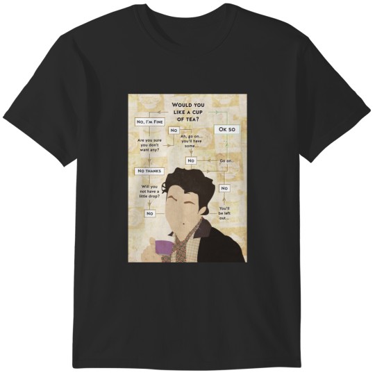 Discover Tea Father Premium Scoop T-Shirts