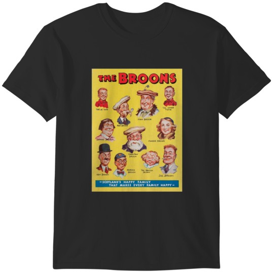 Discover The Broons 1940 Vintage Print. T-Shirts