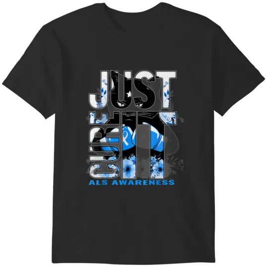Discover just cure it als awareness blue cat T-Shirts