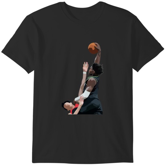 Discover Anthony Edwards Dunk on Yuta WatanabeMinnesota Timberwolves T-Shirts