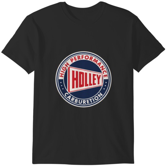 Discover Classic vintage Holley High Performance Carburetion sticker design T-Shirts