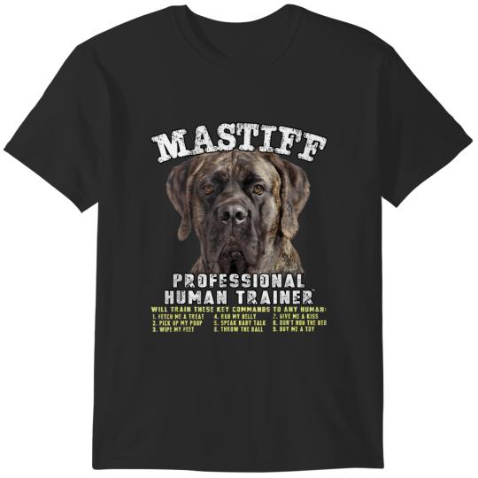 Discover mastiff brindle professional human trainer T-Shirts
