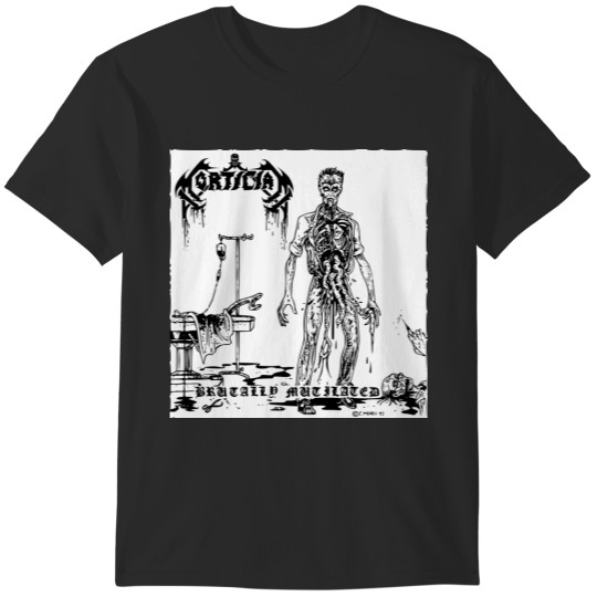Discover Mortician Brutally Mutilated 1990 Brutal Death MetalGrindcore USA T-Shirts