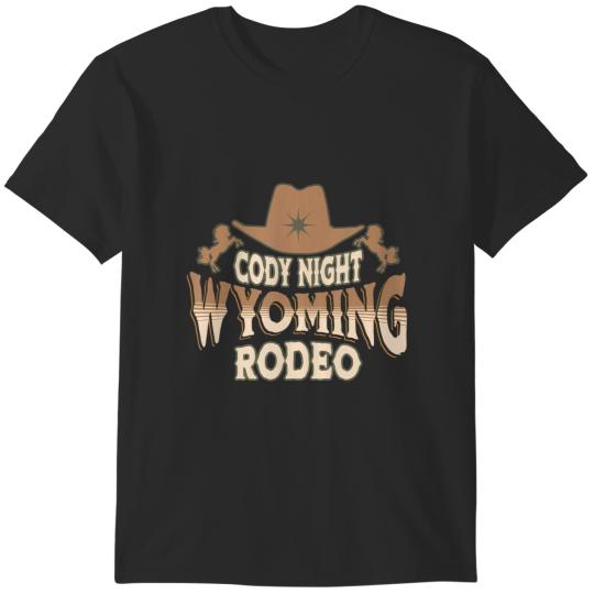 Discover cody night rodeo wyoming t T-Shirts