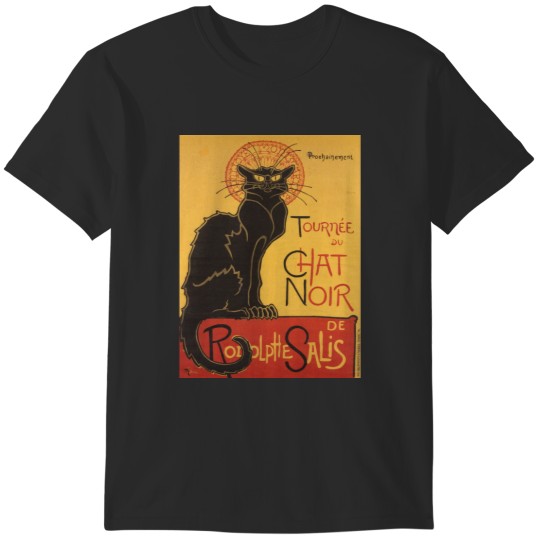Discover Soon, the Black Cat Tour by Rodolphe Salis T-Shirts