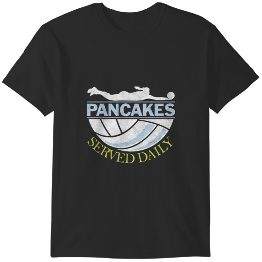 Discover Pancakes Served Daily Volleyball Libero T-Shirts