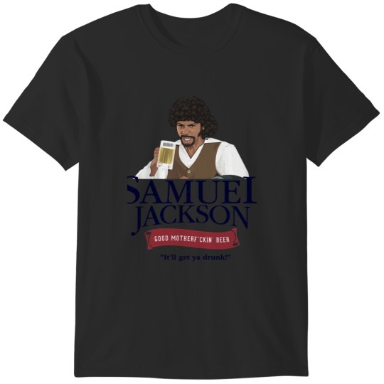 Discover Samuel Jackson Good Motherfckin&amp_39_ Beer (1) T-Shirts