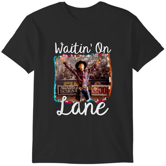 Discover Waitin On Lane Funny Cute 8 Seconds Cowboy Cowgirl Rodeo Bull Rider Riding Frost Movie Gift Country T-Shirts