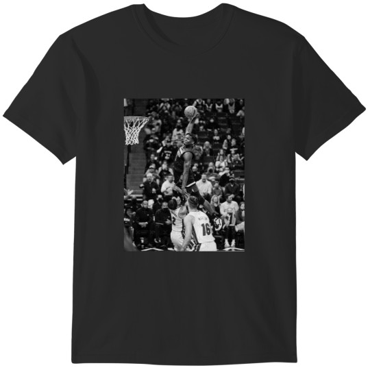 Discover Anthony Edwards - Dunk Of The Year - BlackWhite T-Shirts