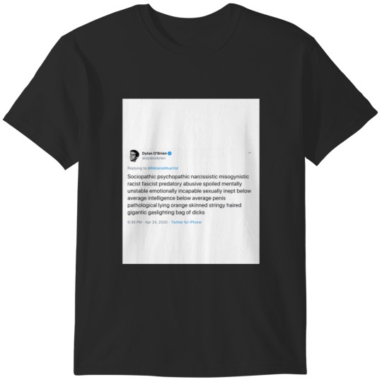 Discover Dylan O’Brien’s-Trump--Hate-Tweet Long T-Shirts