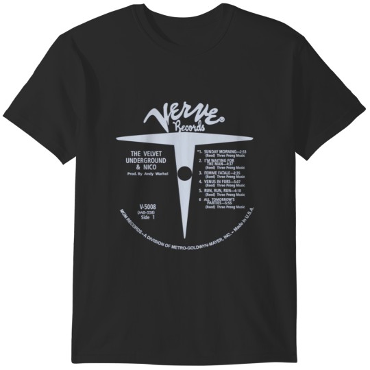Discover The Velvet Underground _amp_ Nico label T-Shirts