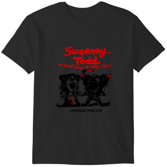 Discover Sweeney, Todd, The, Demon, Barber, Of, Fleet, Street, 52, Uni, For, Men, Or, Women, Vintage, Retr T-Shirts
