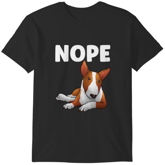 Discover Funny Bull Terrier Art For Men Women Dog Owner Bull Terrier 21 T-Shirts
