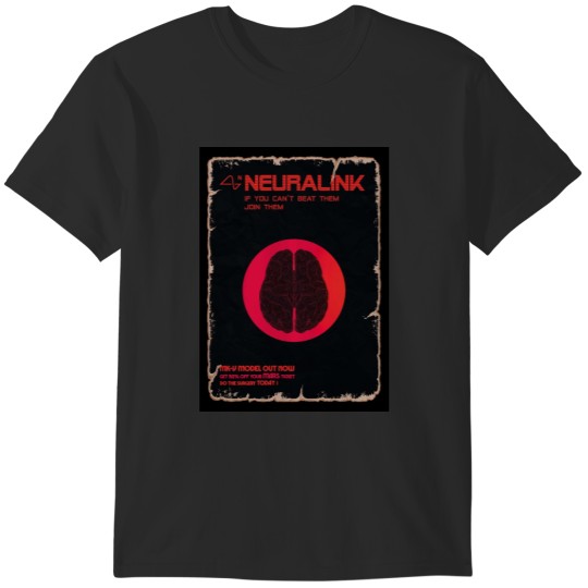 Discover Neuralink vintage Ad T-Shirts