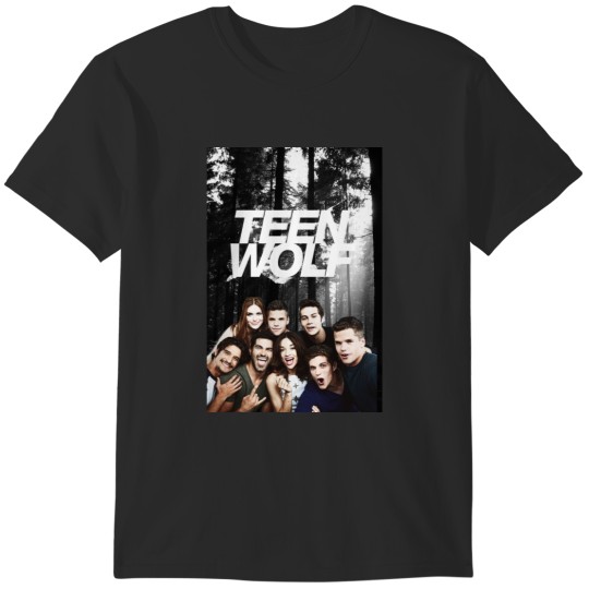 Discover Teen-Wolf--Logo and Cast T-Shirts