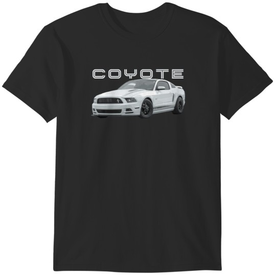 Discover MACH 1 Mustang s197T 5.0L V8 coyote engine Performance white Car T-Shirts