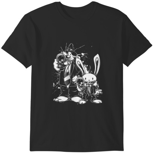 Discover Sam  Max X Pulp Fiction white T-Shirts