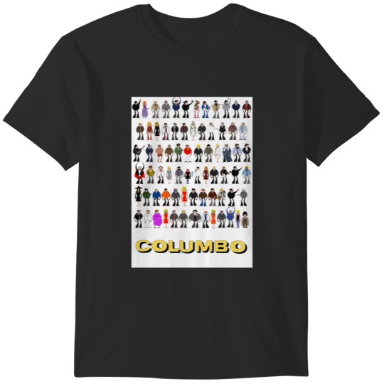 Discover Columbo - The Murderers T-Shirts