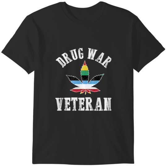 Discover Funny DrugWar Veteran End The WarOnDrugs Premium T-Shirts