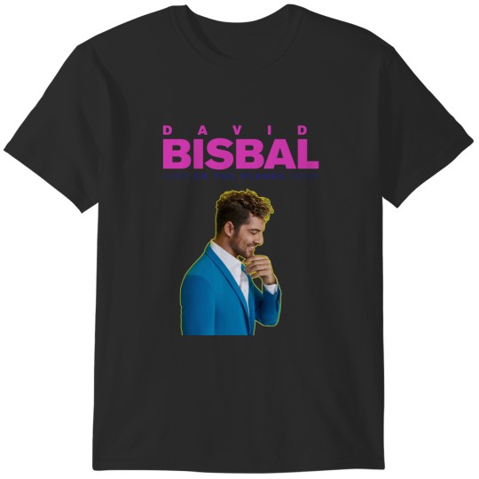 Discover DAVID BISBAL - GIRA EN TUS PLANES TOUR 2020 FRONT T-Shirts