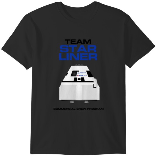 Discover Team Starliner - Boeing Starliner - NASA Commercial Crew Program T-Shirts