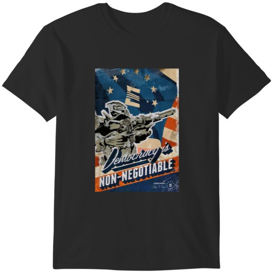 Discover Falllout Enclave Democracy Is Non-Negotiable T-Shirts