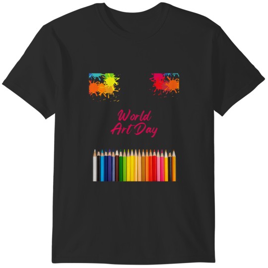Discover World Art Day Artist Painting Graphics Decorative arts 25 T-Shirts
